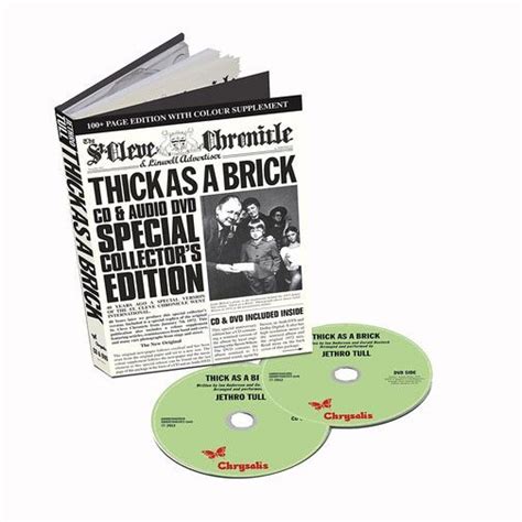 Jethro Tull Thick As A Brick 50th Anniversary Special Edition CD