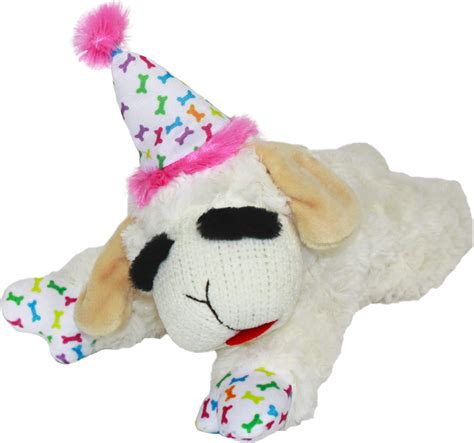 Pet Supplies Multipet International Lambchop Plush Squeak Toy Mini