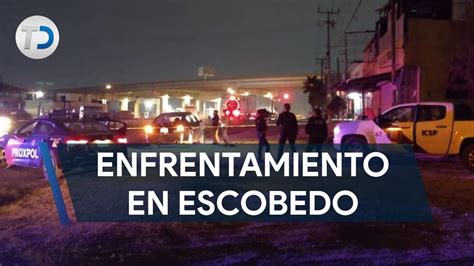 Enfrentamiento Armado Moviliza Cuerpos Policiacos En Escobedo Youtube