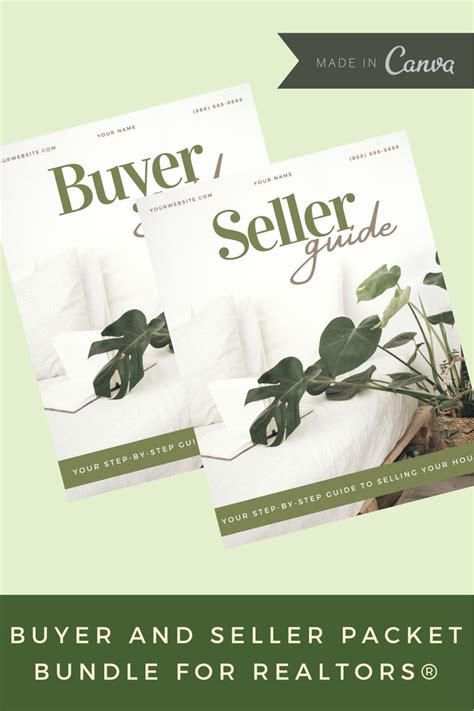 Editable Buyer And Seller Packet Bundle Buyer Seller Guide Etsy