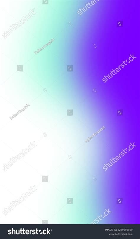 Purple Green Aesthetic Wallpaper Blurred Gradient Stock Illustration