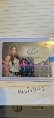 Topps Midnight Horizons Julianna Pena Autographed Ebay