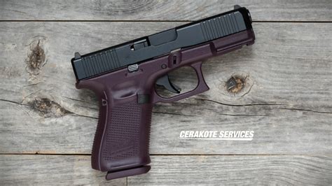 Glock Gen Mos Plum Cerakote Services