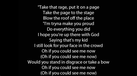 The Script If You Could See Me Now Lyrics YouTube