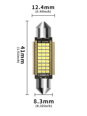 Keiurot Led Bulb Mm Led Festoon Bulbs C W De De