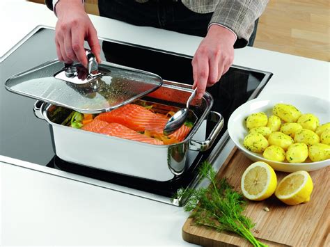 WMF Vitalis stainless steel stovetop steamer | Best Food Steamer Brands