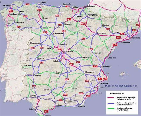 Carte Routi Re Espagne Portugal Voyage Carte Plan