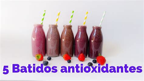 Batidos Antioxidantes Y Rejuvenecedores Veganos Ar Ndanos Fresas