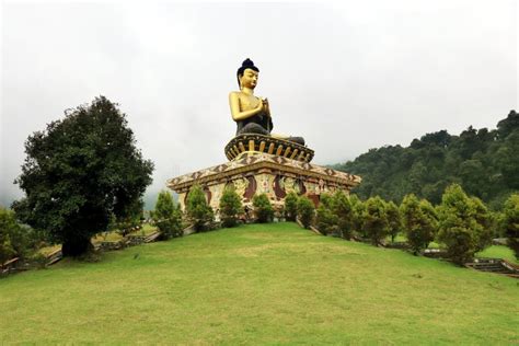 Buddha Park of Ravangla. Beautiful Huge Statue of Lord Buddha, at ...