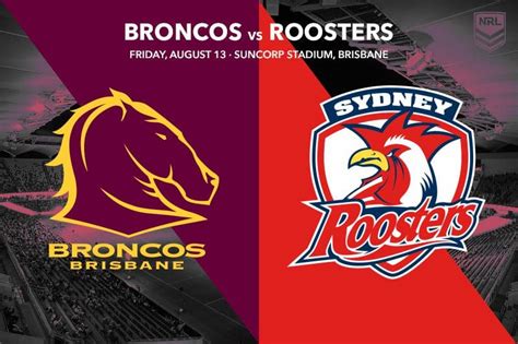 Broncos Vs Roosters NRL Tips Odds Value Bets Round 22 2021