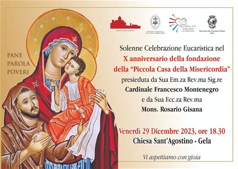 Celebrazioni Per I Anni Della Piccola Casa Della Misericordia