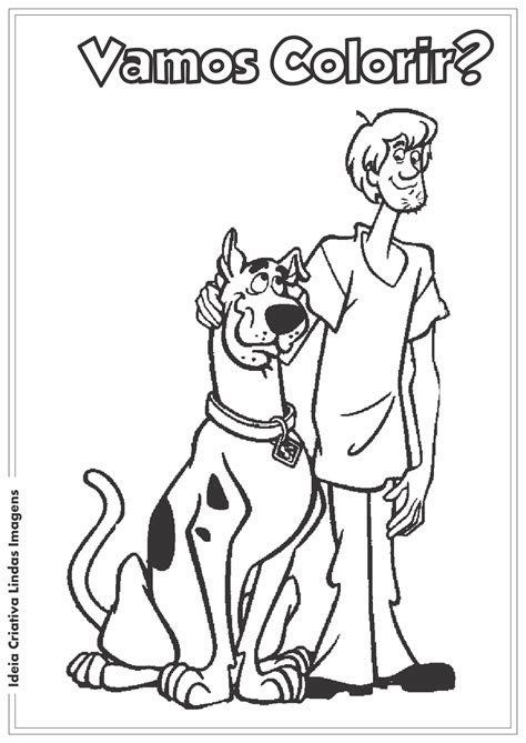 Compartilhar Imagens Imagen Desenhos Do Scooby Doo Para Colorir