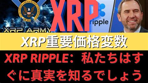 Xrp：私たちはすぐに真実を知るでしょう！ リップルodlソリューションを開始！ Xrp重要価格変数！ アメリカ企業と本格議論！本格ラリーまだ