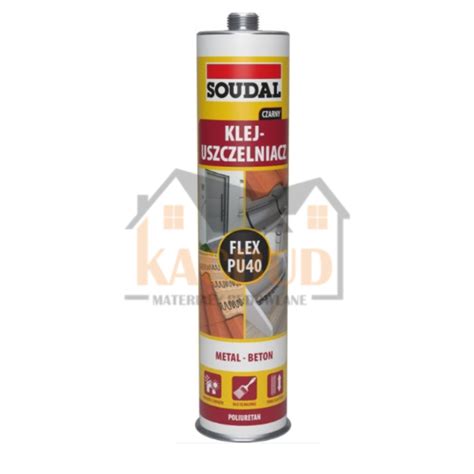 SOUDAL Soudaflex 40FC PU40 Klej Poliuretanowy Czarny 300ml KACBUD