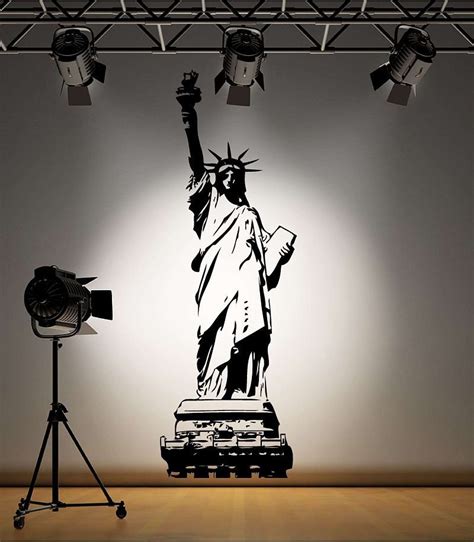 Items Similar To Large Inch Statue Of Liberty Vinyl Wall Decal On