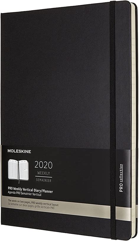 Moleskine Pro Weekly 2020 Agenda Semanal De 12 Meses En Plan Vertical