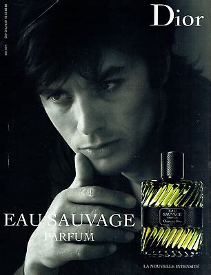 Publicit Advertising Dior Eau Sauvage Alain Delon X