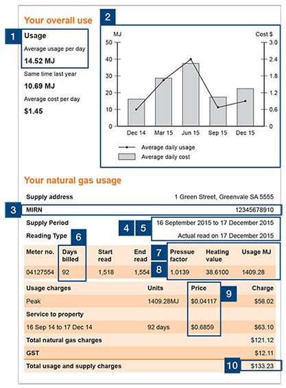 Sagovau Understanding Electricity And Gas Bills