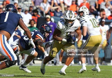 Georgia Tech Yellow Jackets running back Dontae Smith rushes up field... News Photo - Getty Images