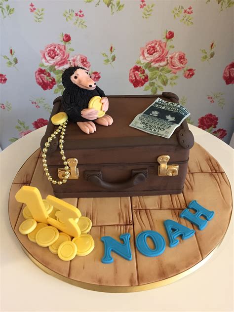 Fantastic Beasts Cake Niffler Cake Harry Potter Cake Harry Potter