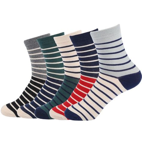 autumn winter fashion colorful stripes cotton socks for men patterns ...