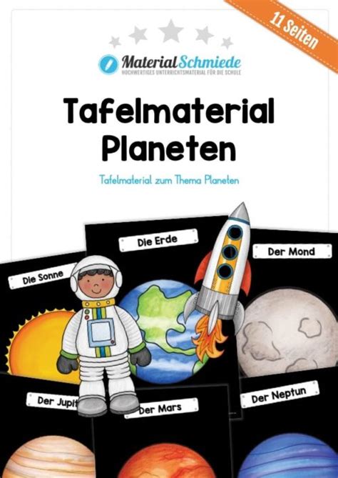 Unterrichtsmaterial Weltall Planeten