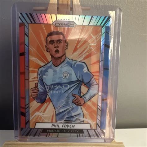 Panini Prizm Premier League Phil Foden Tui Manga Hit Man City