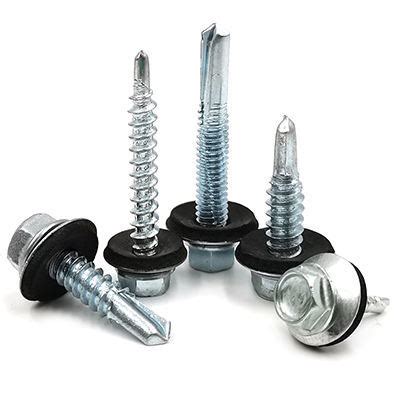 Building Roofing Screw Galvanised Metal Hex Head Tek Wood Galvanized