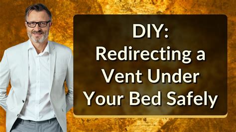 Diy Redirecting A Vent Under Your Bed Safely Youtube