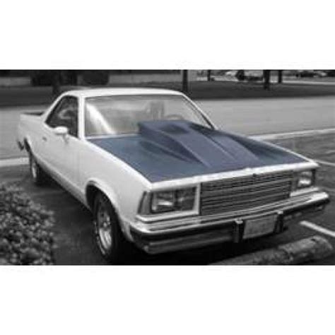 El Camino Fiberglass Hood Bolt On Z Cowl Induction Style