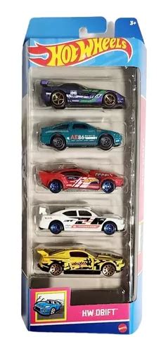 Hot Wheels Colección Hw Drift 5 Pack Mattel Envío Gratis