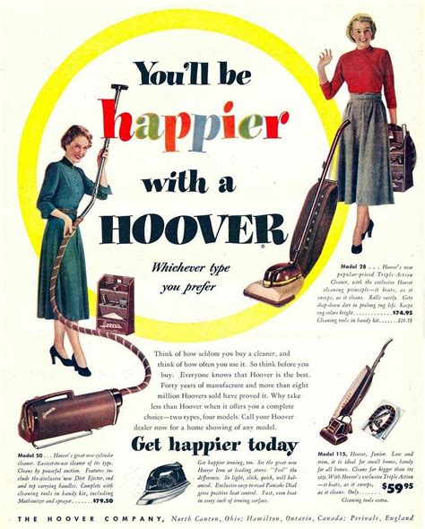 The First Vintage Vacuum Cleaners And The History Of The Famous Hoover