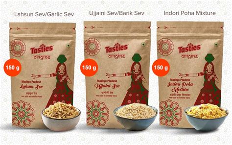 Buy Tasties Origins Five Famous Authentic Madhya Pradesh Snacks Online