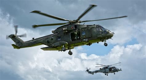 Download Aircraft Helicopter Military AgustaWestland AW101 HD Wallpaper