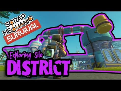 Silo District Exploration Scrap Mechanic Survival Mode Gameplay E28