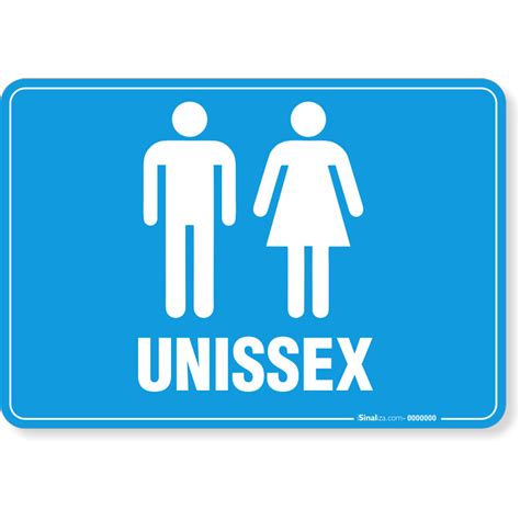 Placa Banheiro Unissex Isinaliza