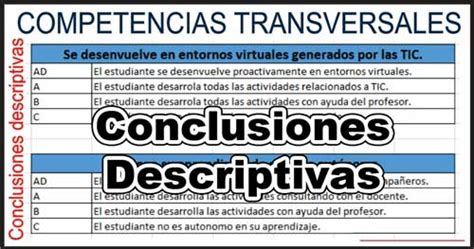 Conclusiones Descriptivas Para Primaria Todas Las Reas Y Grados 170667