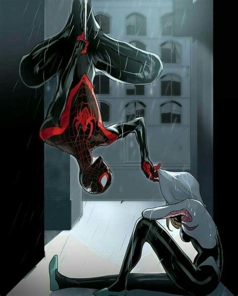 Solo Fotos De Miles Morales Y Gwen Stacy Spiderman Dibujos Animados Gwen Spider Y Dibujos Marvel