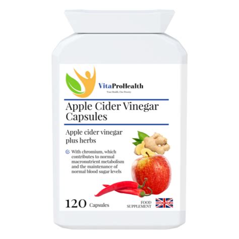 Apple Cider Vinegar Capsules Vitaprohealth