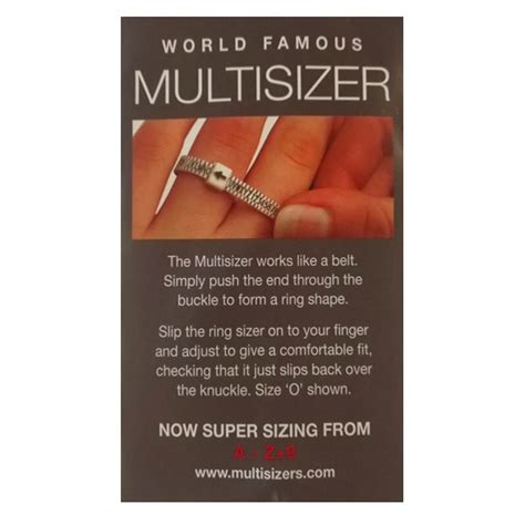 World Famous Multisizer Ring Sizer Brett Leni Jewellery