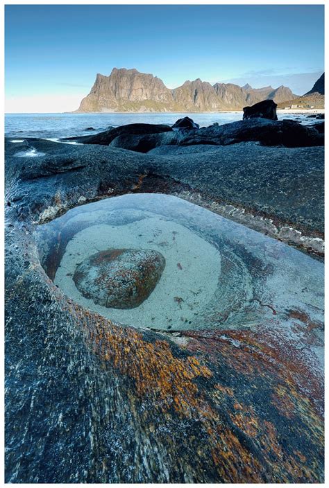 The Dragons Eye Uttakleiv Beach Shot On Uttakleiv Beach Flickr