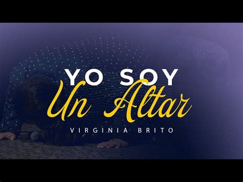 Yo Soy Un Altar COVER Pastora Virginia Brito Acordes Chordify