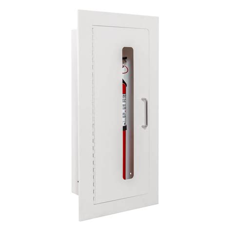 128 El Elite Architectural Series Fully Recessed 10 Lb Fire Extinguisher Cabinet With Vertical