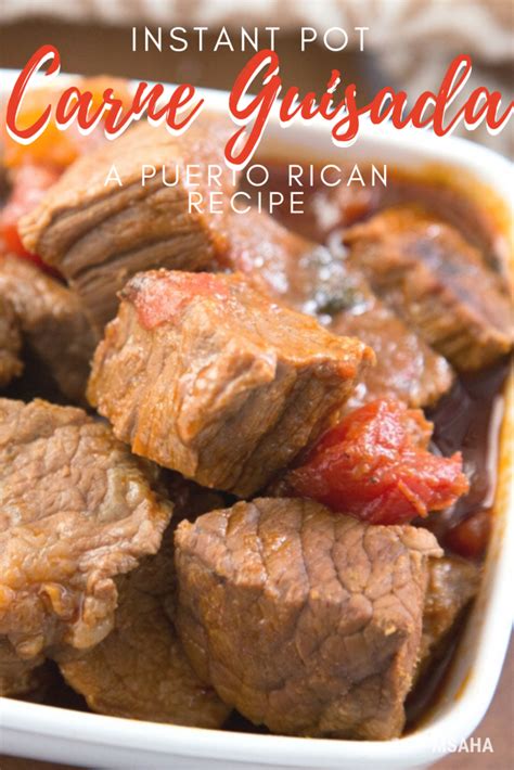 Delicious And Flavorful Puerto Rican Carne Guisada Or Beef Stewed Made