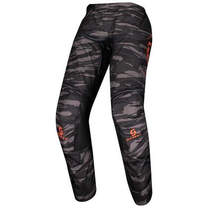 Pantalon Cross Scott 350 DIRT NOIR ORANGE Motoblouz