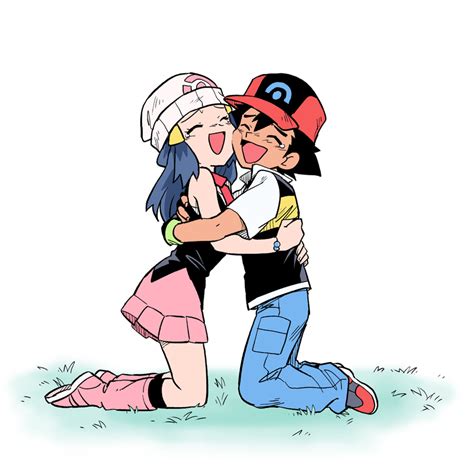 Pokemon Ash Hug