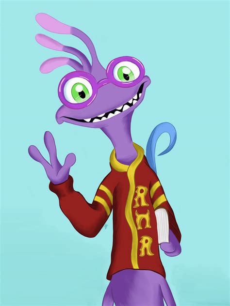 Randall Boggs Monster University By Bluethejurassic On Deviantart