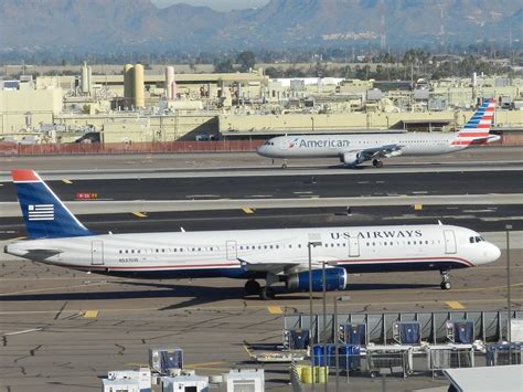 N537UW Airbus A321 US Airways Phoenix Sky Harbour Graham Tiller