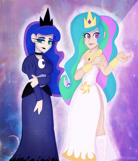 Luna and Celestia by InsomniaQueen on DeviantArt