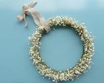 Popular items for babys breath wreath on Etsy